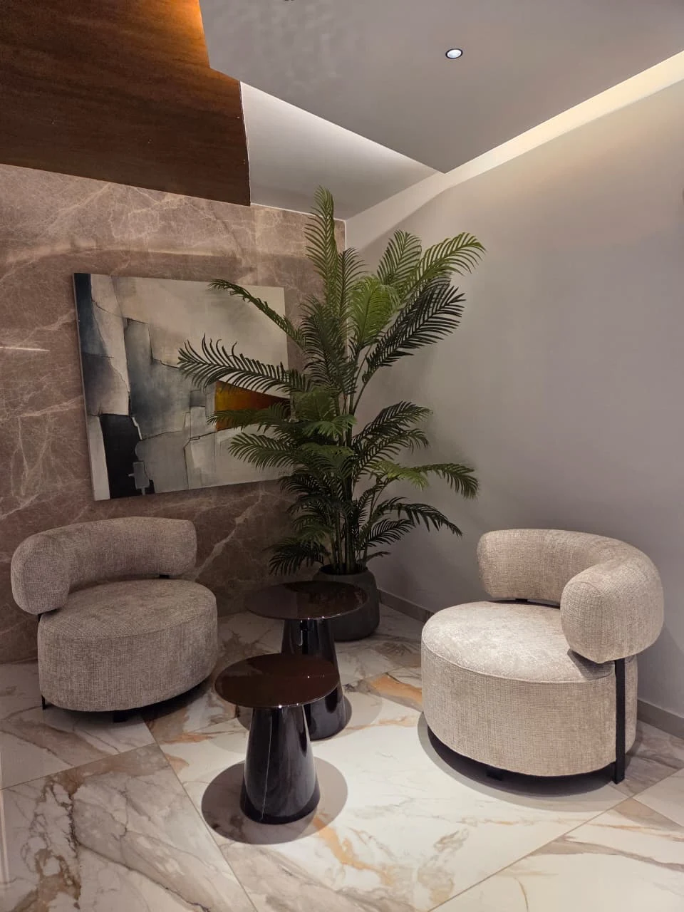 Lobby seating area